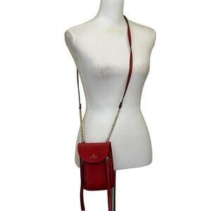 Juicy Couture red crossbody wallet, packable, lightweight, classic